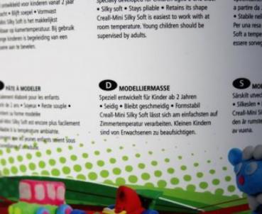 Creall Mini Modelliermasse 1100g in 5 Farben